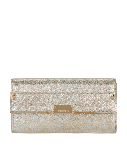 Reese Metallic Clutch, front view